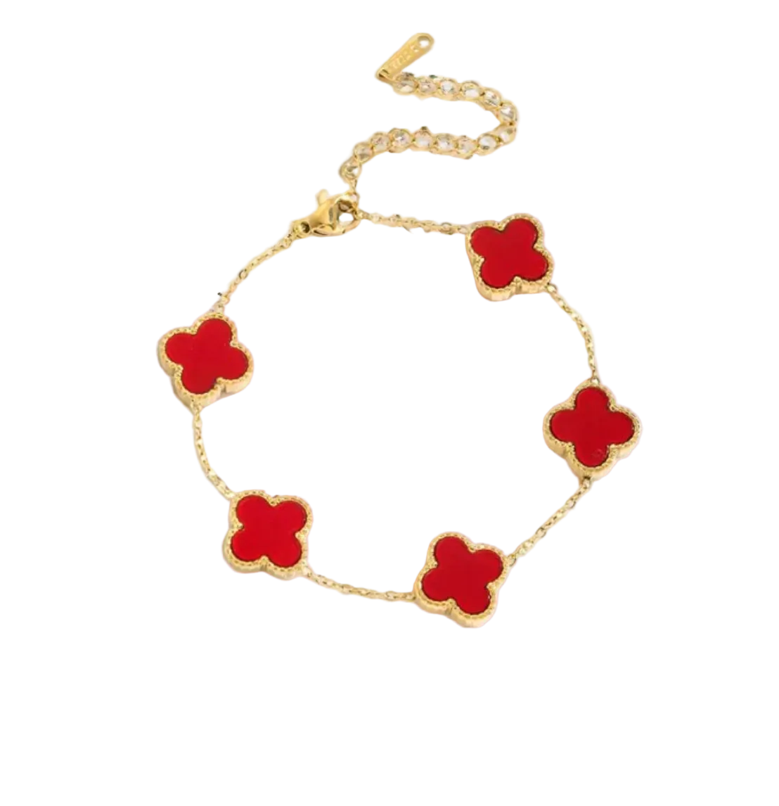 ★ CloverGlow Gold-Plated Bracelet