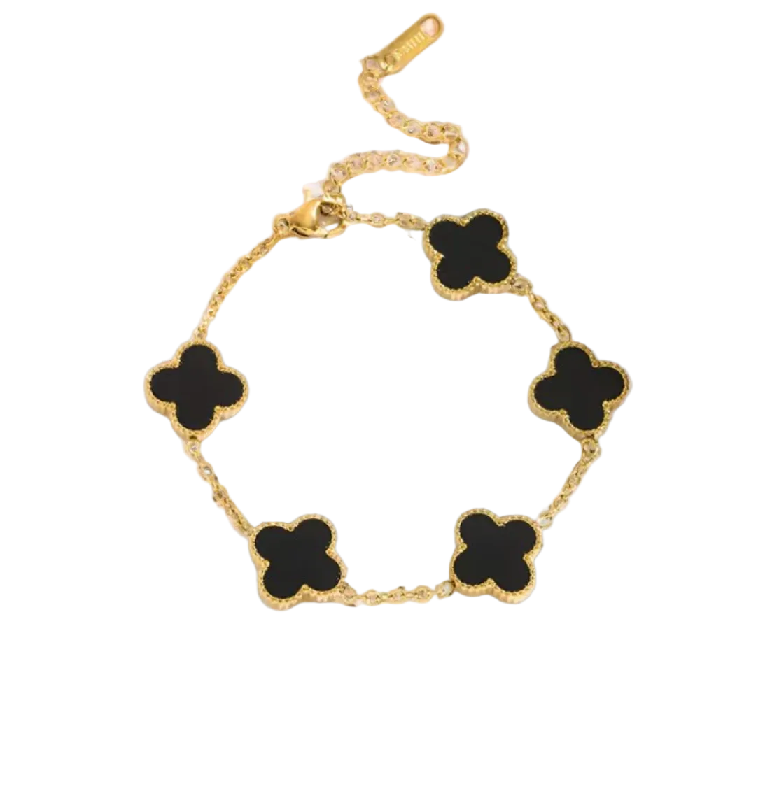 ★ CloverGlow Gold-Plated Bracelet