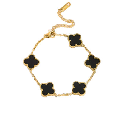 ★ CloverGlow Gold-Plated Bracelet
