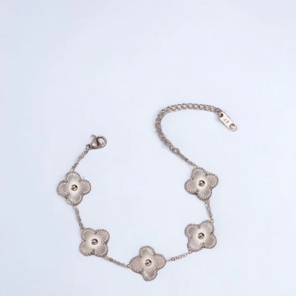 ★ CloverGlow Gold-Plated Bracelet