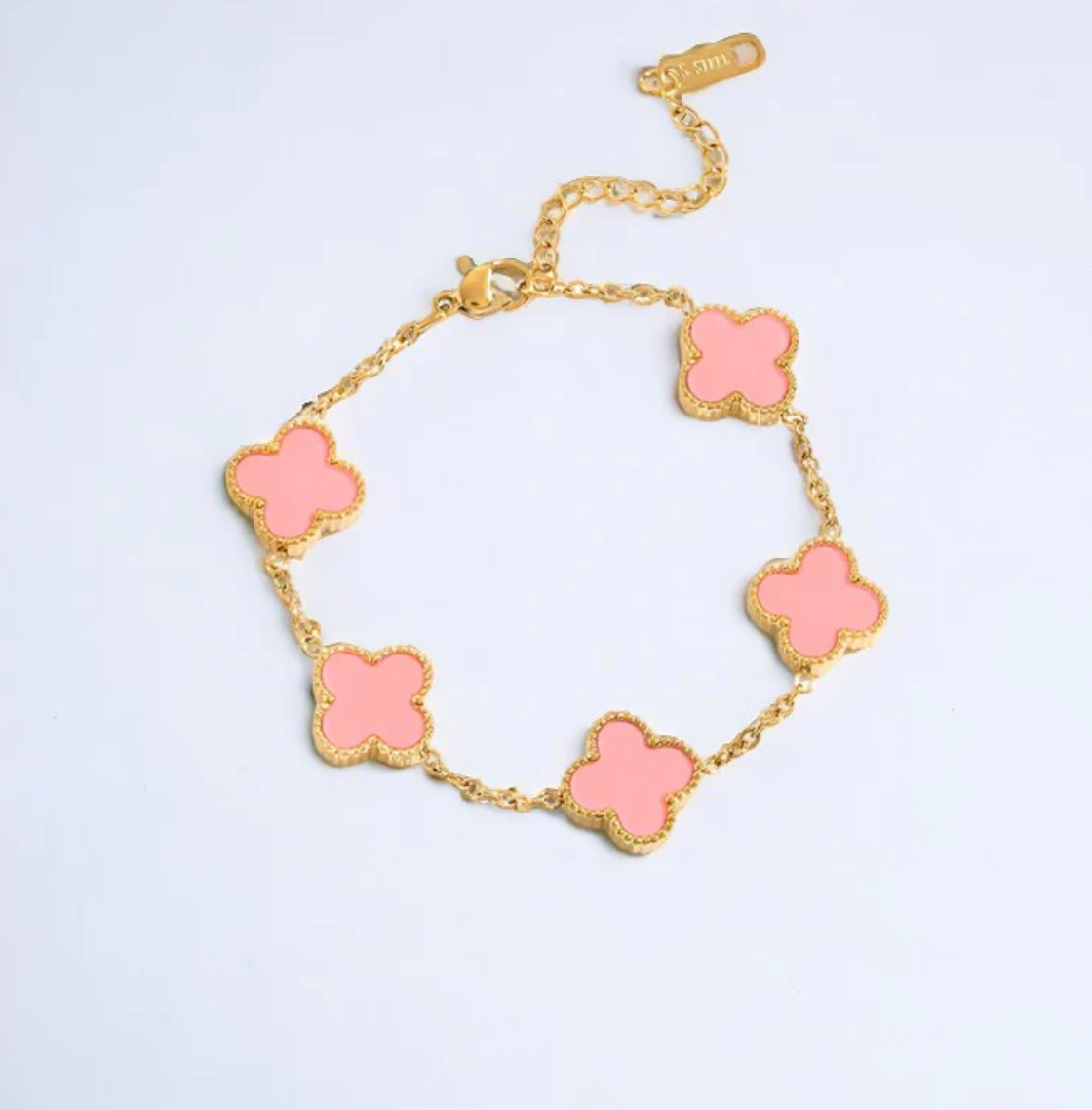 ★ CloverGlow Gold-Plated Bracelet