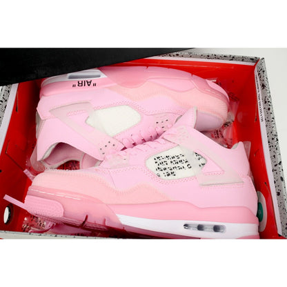 Jordan 4 x Off-White Rose Peach - Limited Collaboration Sneakers