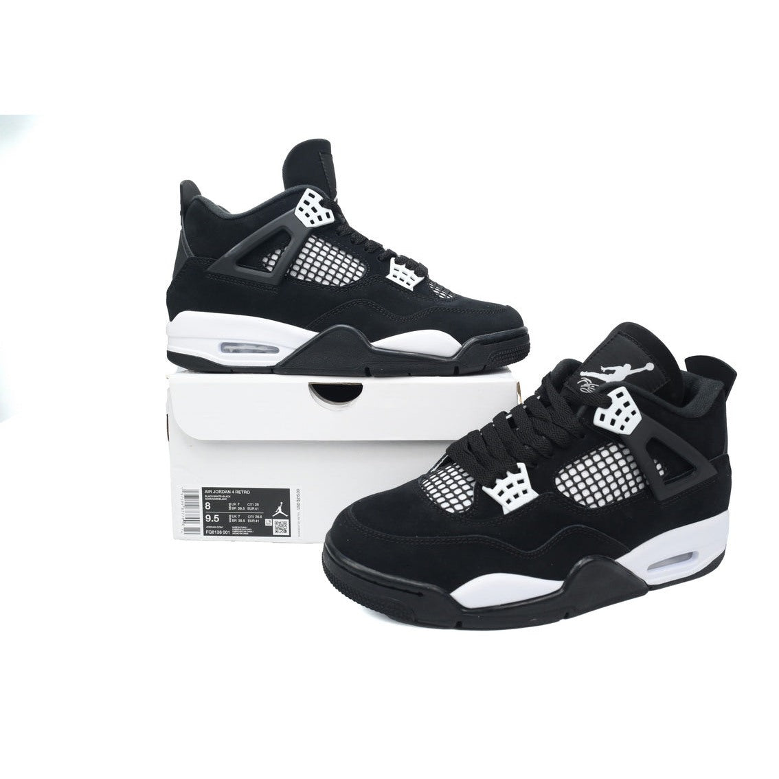 Jordan 4 Retro White Thunder - Premium Basketball Sneakers