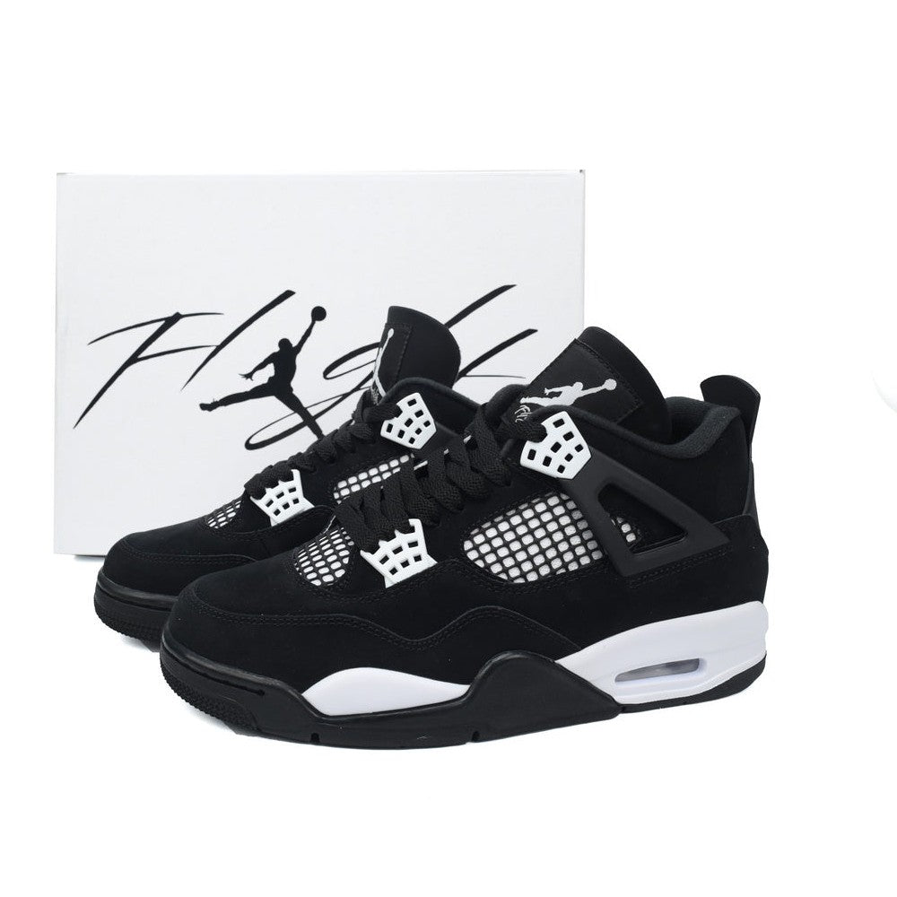 Jordan 4 Retro White Thunder - Premium Basketball Sneakers