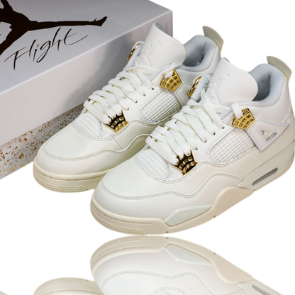AJ4 Retro 'Metallic Gold'