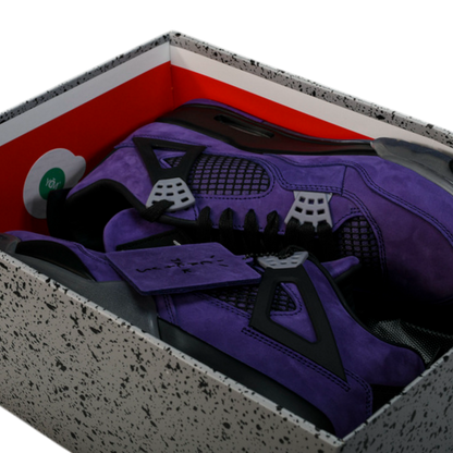 Travis Scott x AJ4 Retro Purple 'Friends and Family'