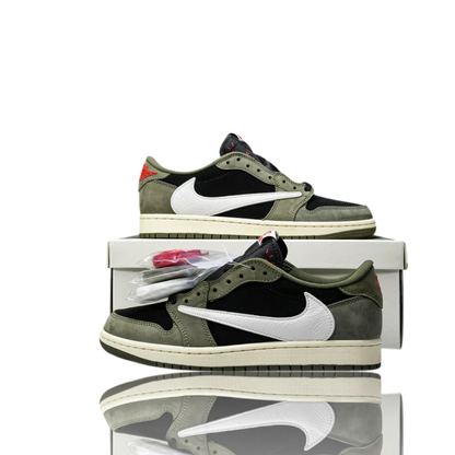 Travis Scott x AJ1 Low OG 'Black Olive'