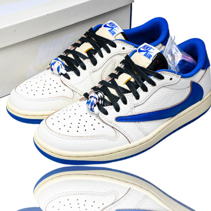 Travis Scott x Fragment AJ1 Low OG 'Sail Military Blue'
