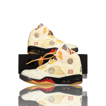 Off-White x AJ5 Retro 'Sail'