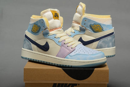 JORDAN 1 HIGH ZOOM AIR CMFT x CELESTINE BlUE