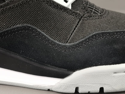 Jordan 4 Black Canvas - Premium Retro Basketball Sneakers