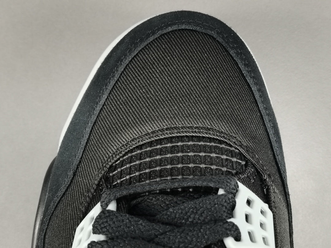 Jordan 4 Black Canvas - Premium Retro Basketball Sneakers