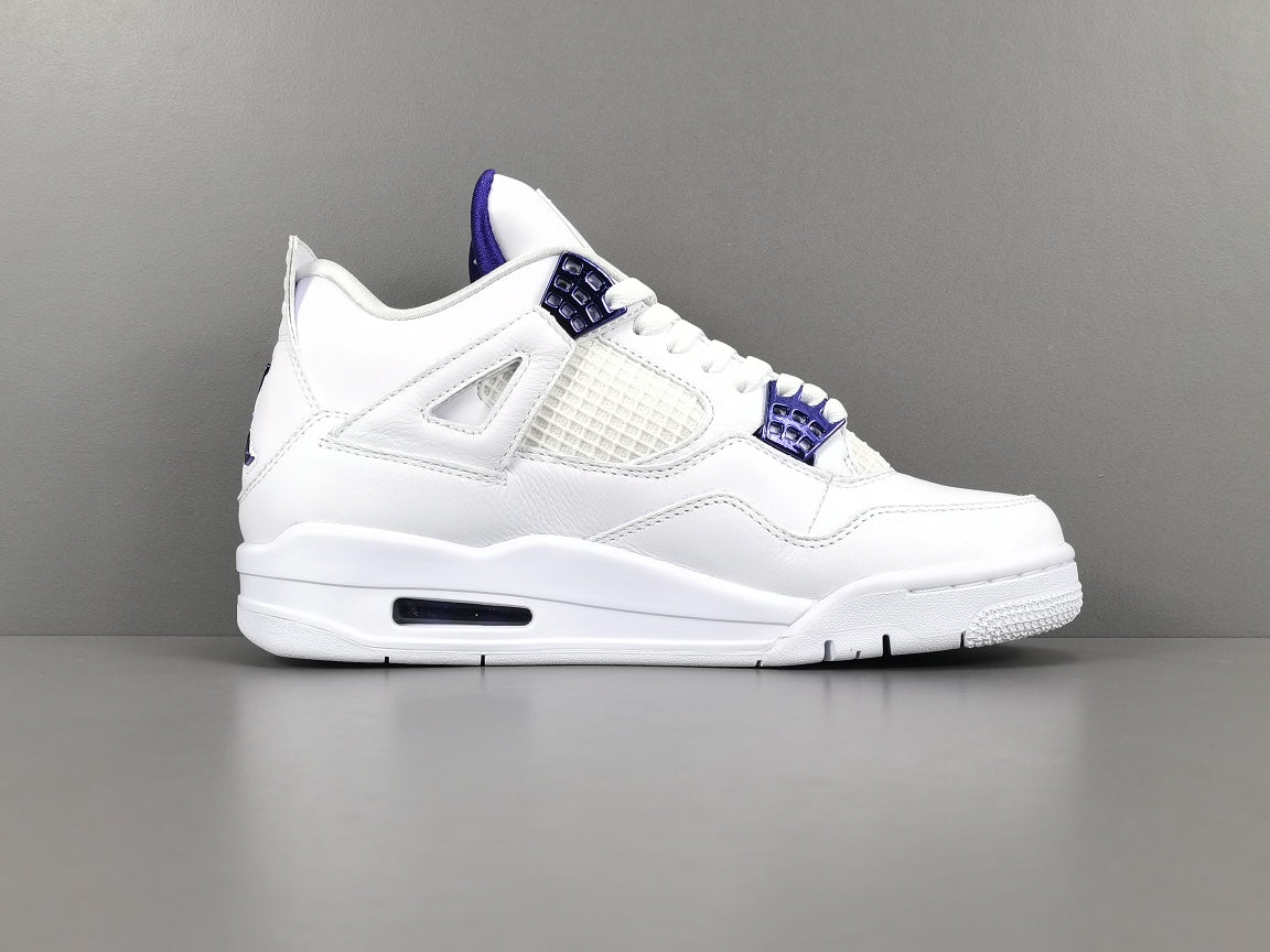 Jordan 4 Metallic Purple - Premium Retro Basketball Sneakers