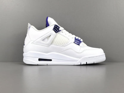 Jordan 4 Metallic Purple - Premium Retro Basketball Sneakers