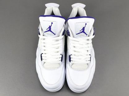 Jordan 4 Metallic Purple - Premium Retro Basketball Sneakers