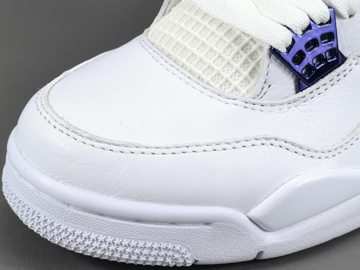 Jordan 4 Metallic Purple - Premium Retro Basketball Sneakers