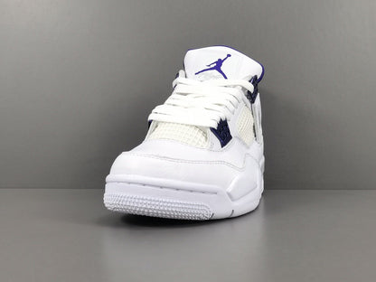Jordan 4 Metallic Purple - Premium Retro Basketball Sneakers