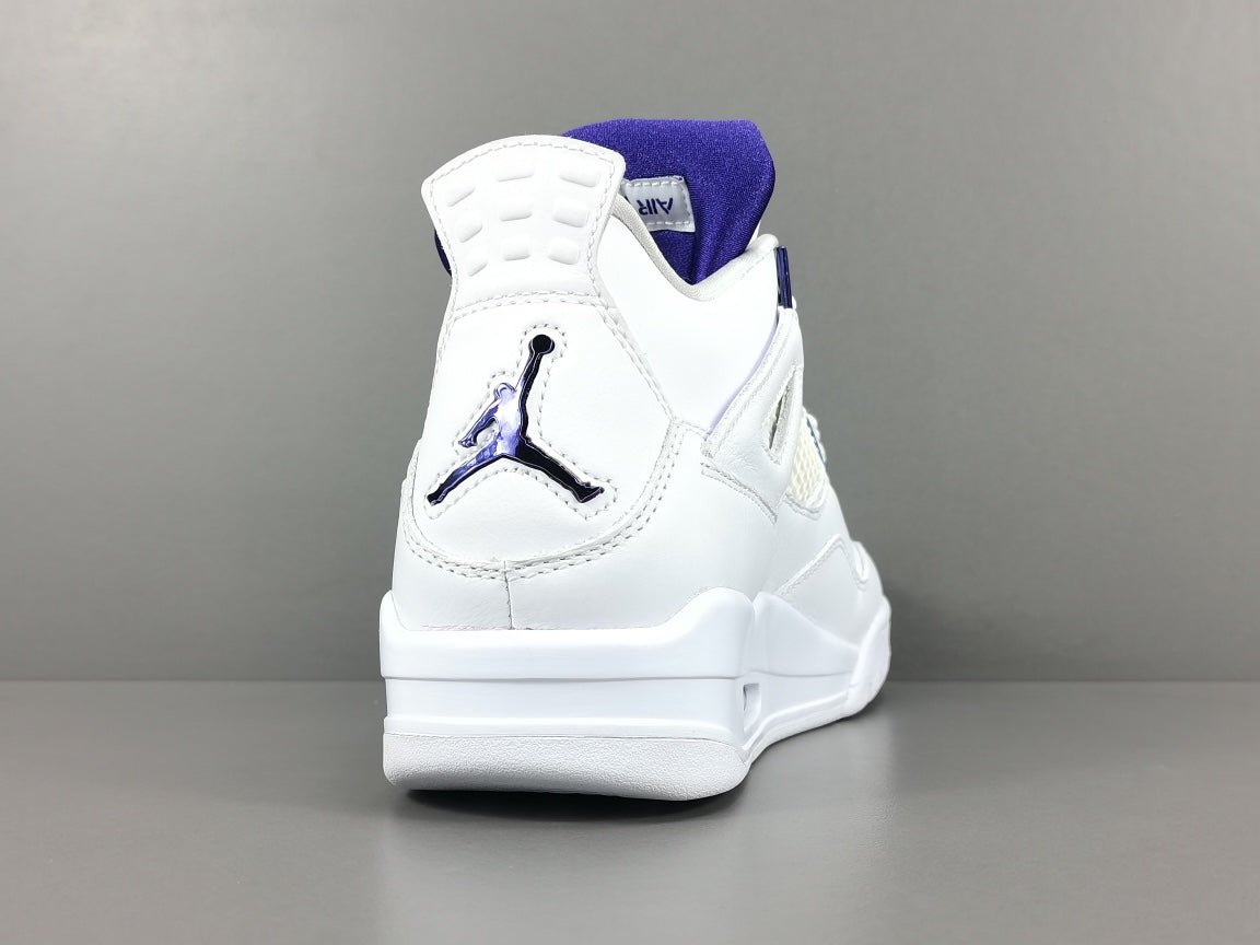 Jordan 4 Metallic Purple - Premium Retro Basketball Sneakers