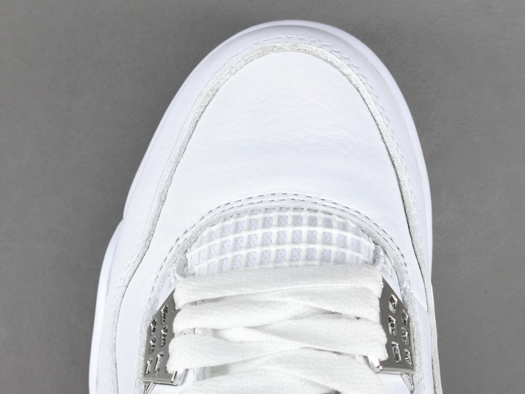 Jordan 4 Pure Money - Premium White Retro Sneakers