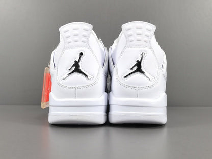 Jordan 4 Pure Money - Premium White Retro Sneakers