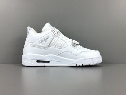 Jordan 4 Pure Money - Premium White Retro Sneakers