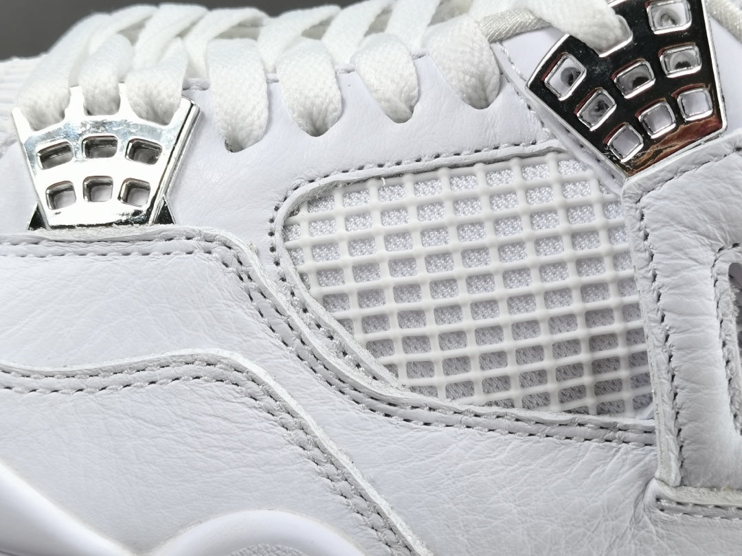 Jordan 4 Pure Money - Premium White Retro Sneakers
