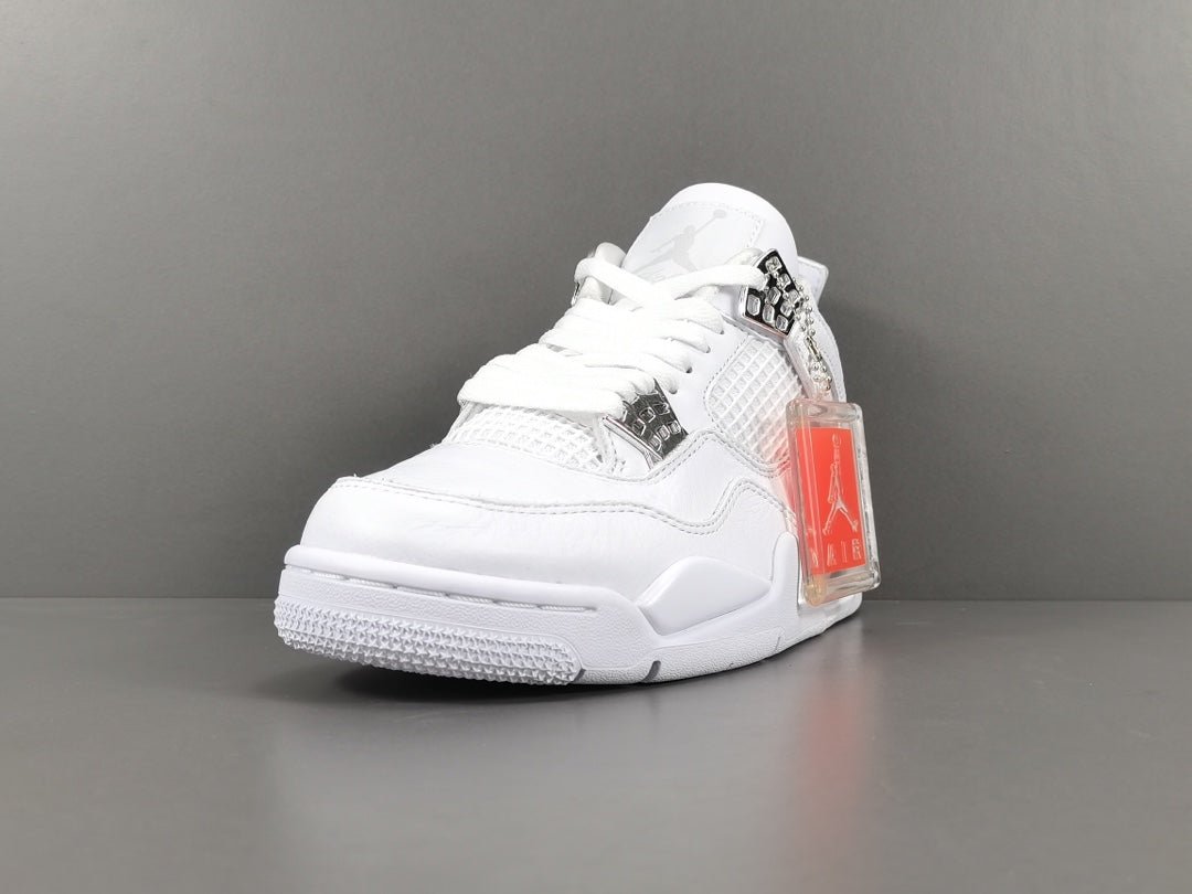 Jordan 4 Pure Money - Premium White Retro Sneakers