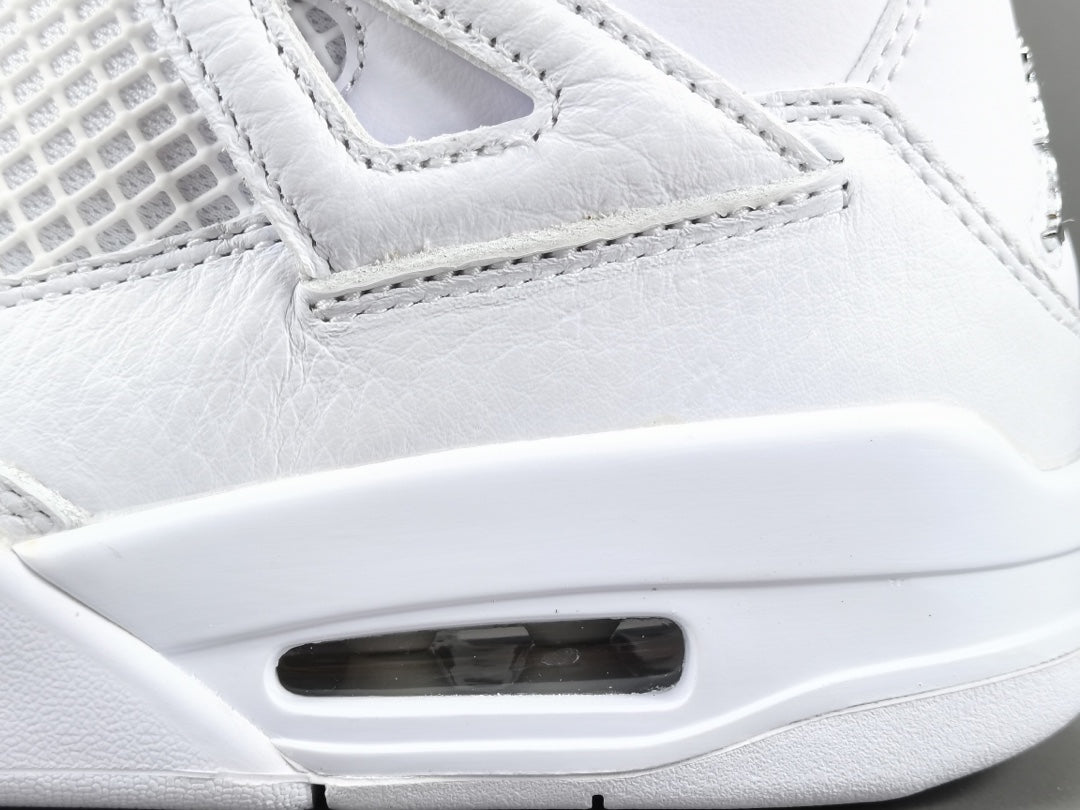 Jordan 4 Pure Money - Premium White Retro Sneakers