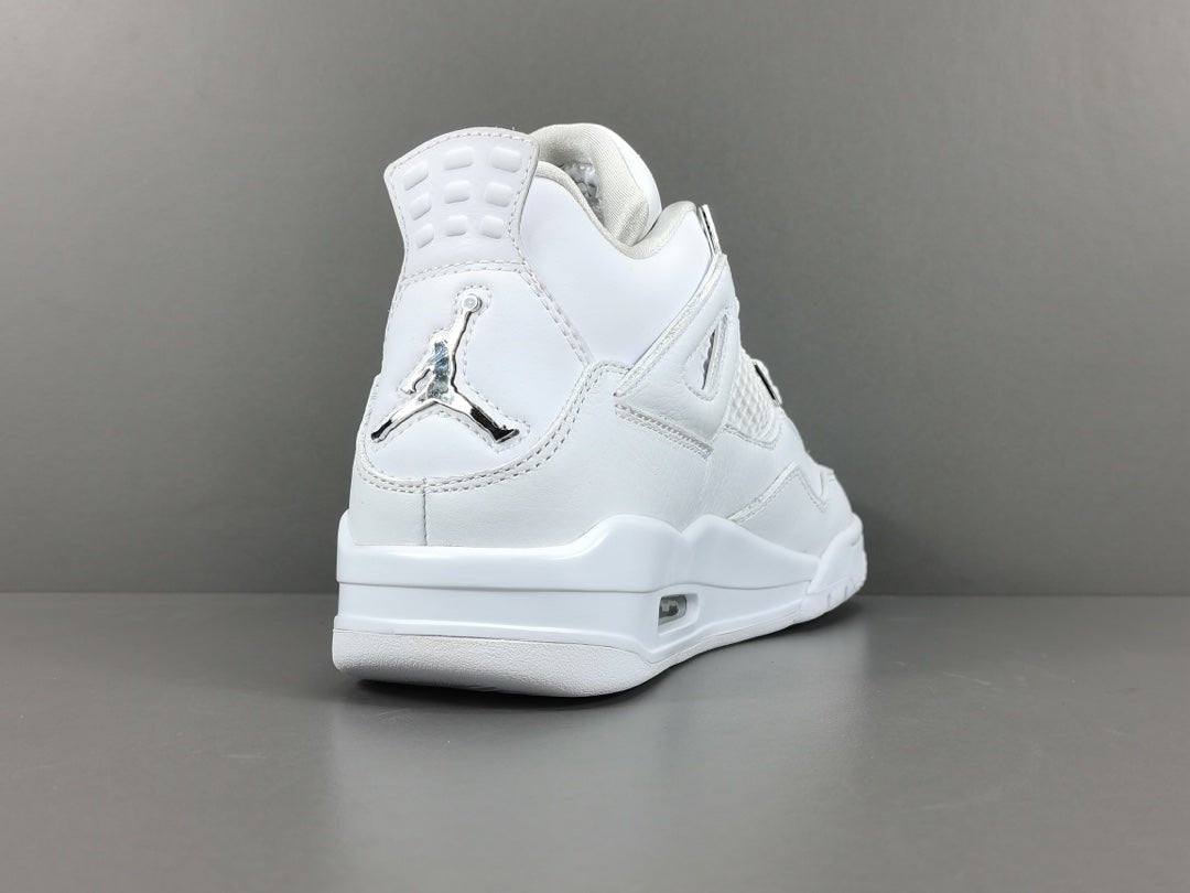 Jordan 4 Pure Money - Premium White Retro Sneakers