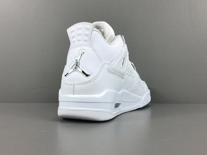 Jordan 4 Pure Money - Premium White Retro Sneakers
