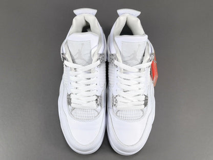 Jordan 4 Pure Money - Premium White Retro Sneakers