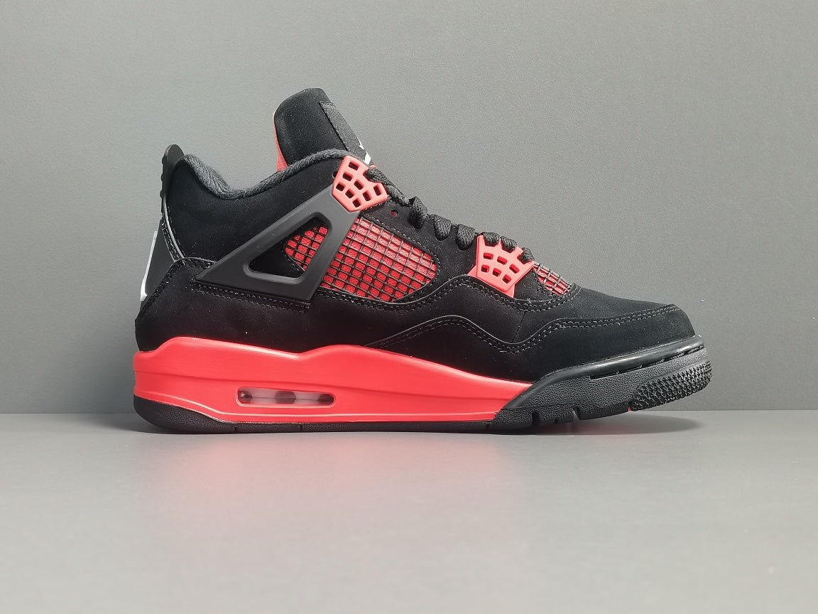 Jordan 4 Red Thunder - Premium Retro Basketball Sneakers